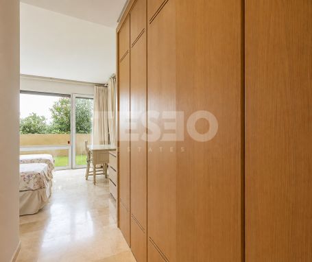 Spacious Ground Floor 3-Bedroom Apartment in Ribera del Marlin, Sotogrande Marina, with Private Garden