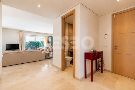Spacious Ground Floor 3-Bedroom Apartment in Ribera del Marlin, Sotogrande Marina, with Private Garden