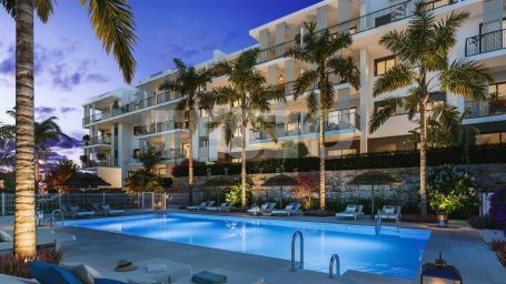 Appartement Neuf de 2 Chambres au Centre d'Estepona avec Terrasse et Garage Privé