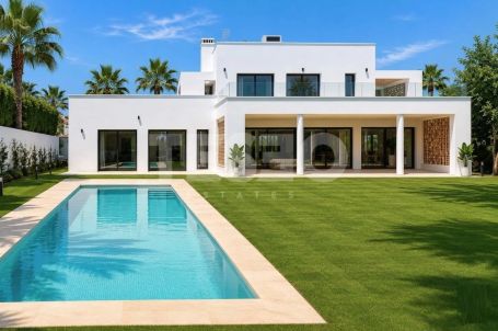 Neubauvilla in Sotogrande Costa. Südausrichtung.