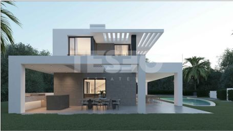 Magnifique terrain à Sotogrande Alto avec licence pour construire une fantastique villa contemporaine, toutes taxes déjà payées.