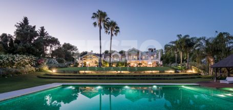 Majestic Andalusian style villa of an exceptional standard and located in a private area of Sotogrande Alto