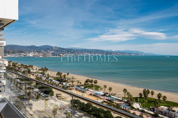 Brand new, luxury beachfront apartment for sale in Malaga city