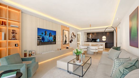 Beachfront penthouse with sea views, New Golden Mile, Estepona