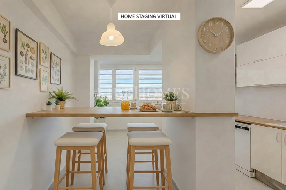 Apartment in Barcelona center, ​​​​panoramic views of city and the sea