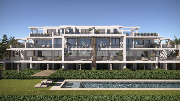 Appartement neuf, en rez-de-chausée, près de la plage, à Estepona