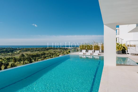 Villa de luxe moderne avec vue sur la mer à Paraiso Alto, Benahavis