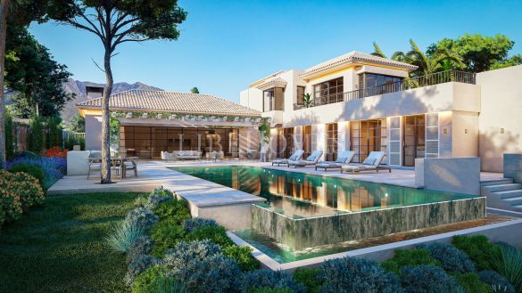 Magnífica villa a estrenar en plena Milla de Oro de Marbella
