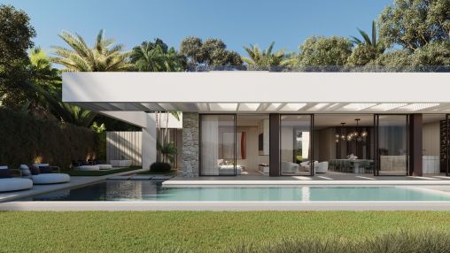 Moderna villa de golf con un diseño excepcional en Nueva Andalucia, Marbella