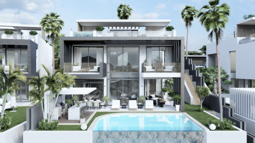 Modern New Build Villa with Stunning Sea and Golf Views