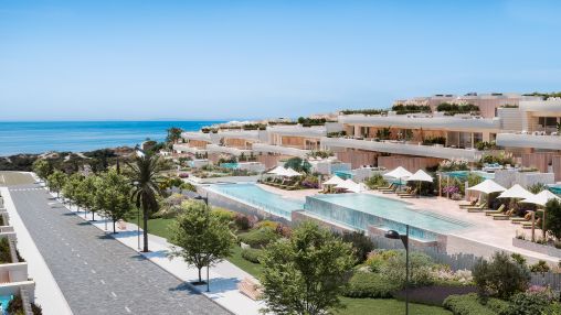 FRENTE A LA PLAYA - Planta baja de lujo con jardín privado en un nuevo complejo en primera línea de playa