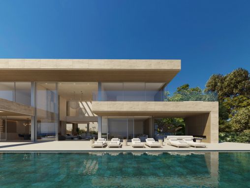 Luxury villa project with licence and spectacular sea views on the best plot in Sierra Blanca
