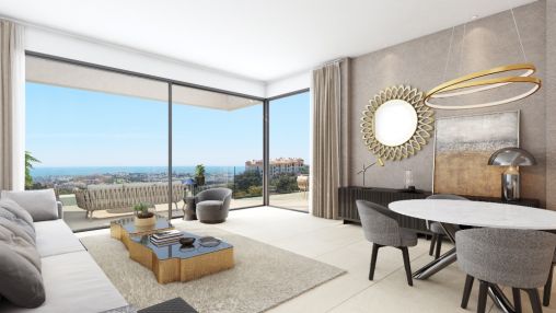 Moderno apartamento junto al golf con vistas al mar