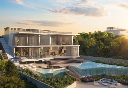 Tranquil Paradise: Lamborghini-Inspired Villa with Sea and Golf Views
