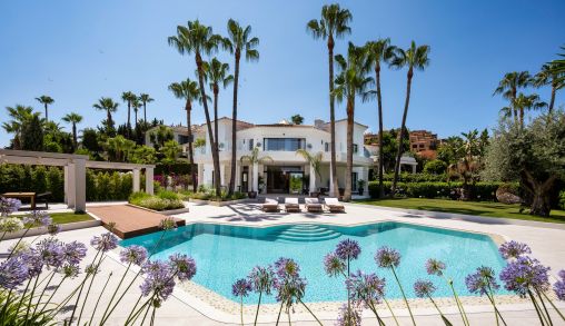 Magnificent villa in prestigious and gated community in Nueva Andalucia, Marbella