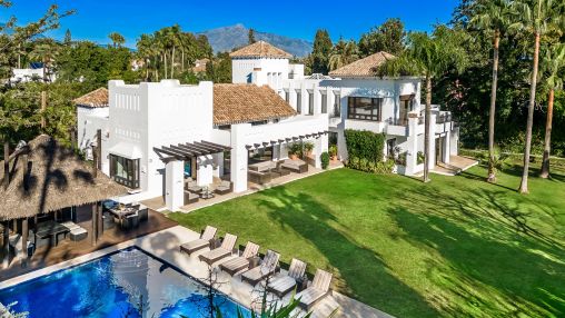 Beachside Villa with Elegant Andalusian Design