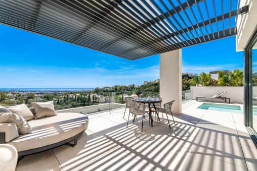 Penthouse mit spektakulärem Meerblick in La Quinta, Benahavis