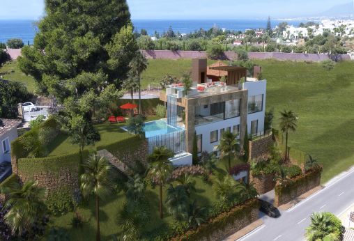 Luxusvilla in Rio Real mit Blick über Marbella