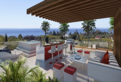 Luxury villa with views over Marbella