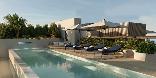STRANDPROMENADE - Luxuriöse Stadtvilla mit privatem Swimmingpool in einem neuen Strandresort