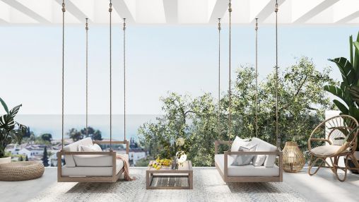 Outstanding Villa in Elviria with sea views