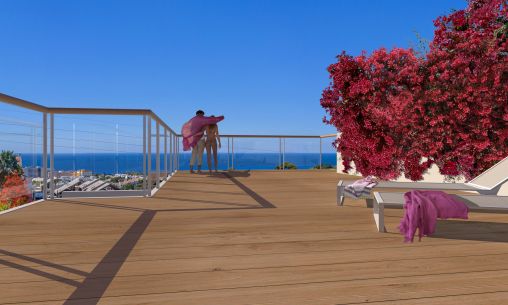Moderne Villa im Bau in El Mirador