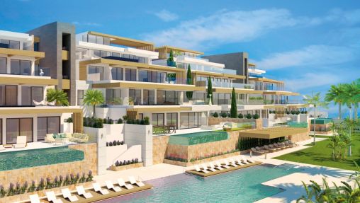 Ático con vistas panorámicas al golf y al mar
