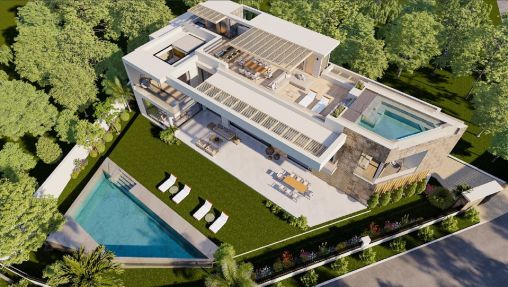 Unique new modern and luxurious villa project in Los Monteros