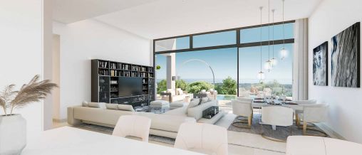 Exclusive villa resort with an organic concept and lovely sea views