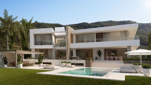 Brand new modern villa with spectacular sea views
