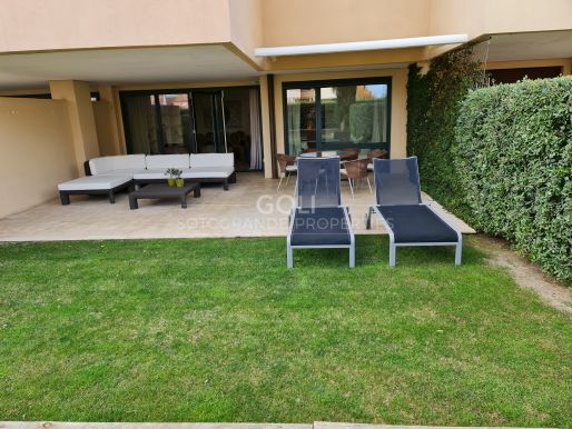 Ground Floor apartment at Ribera del Marlin, with private garden