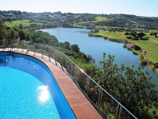 Fantastic views of mountains and lake at Almenara Golf Course