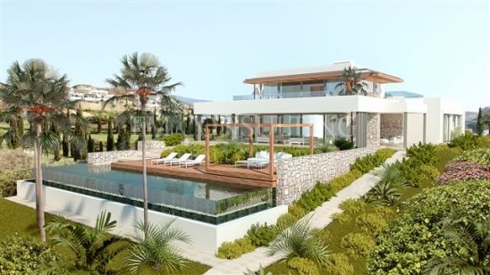 Fascinante Villa Moderna en la Primera Línea de Golf con Vistas