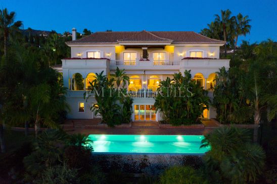 Villa Excepcional con vistas panorámicas al Mar en La Zagaleta, Benahavis