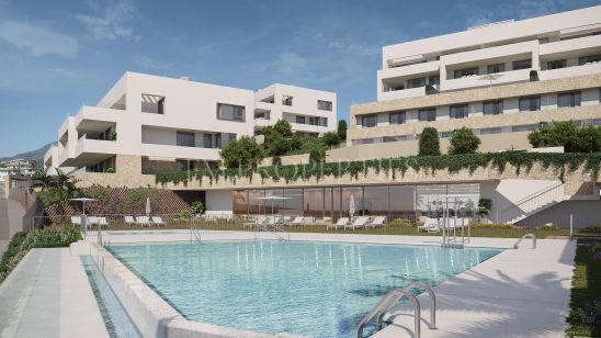 Azure, Apartamentos de obra nueva con vistas panorámicas al mar en Estepona
