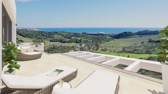 Mirador del Golf, apartamentos y áticos de diseño con vistas al mar y al golf en Estepona Golf