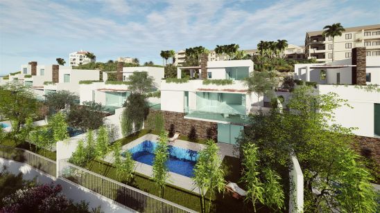 Royal Golf Villas, modernas villas independientes de 4 dormitorios en la urbanización La Cala Hills en Mijas