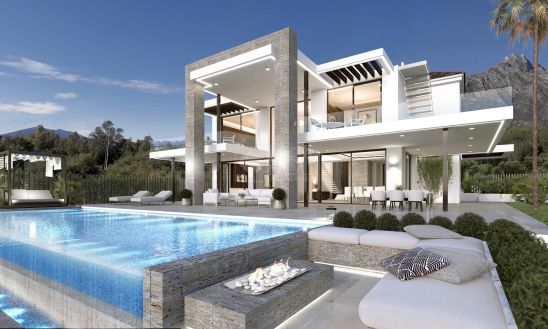 Villa en venta en Marbella Golden Mile, Marbella