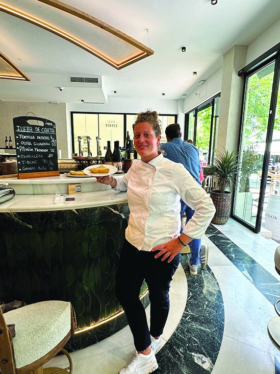 Chef Angelica Menin at La Notaria