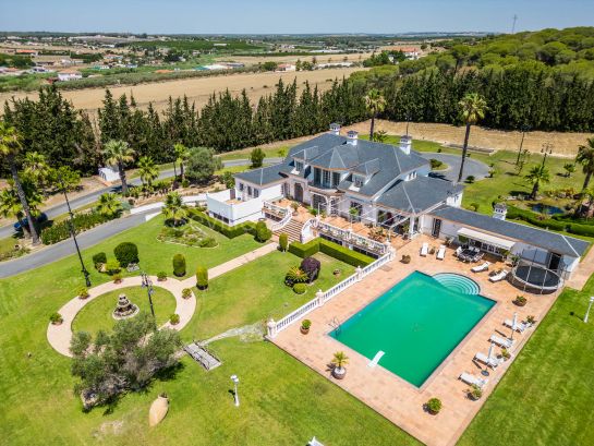 Impresionante casa de estilo arquitectónico moderno con vistas panorámicas de Aljaraque