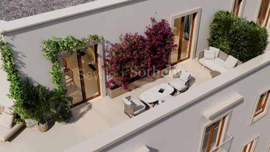 Luminoso ático de tres dormitorios con amplia terraza de 22 metros cuadrados
