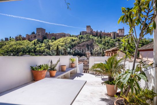 Encantadora vivienda en el corazón del barrio del Albaicín en Granada.