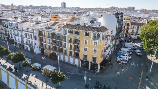 Apartment with views of the Triana Bridge, Altozano, the Cathedral, and the Torre del Oro.