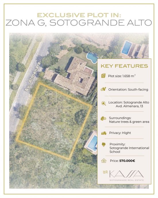 PLOT FOR SALE IN AVDA ALMENARA