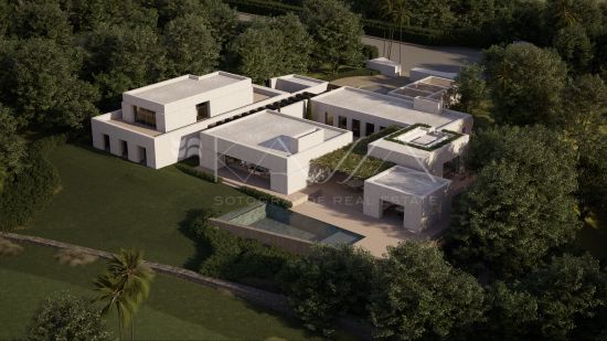 Villa Duarte, a magnificent project of OOAA Architect in one of the best enclaves of Sotogrande. Overlooking the Real Club de Golf de Sotogrande.