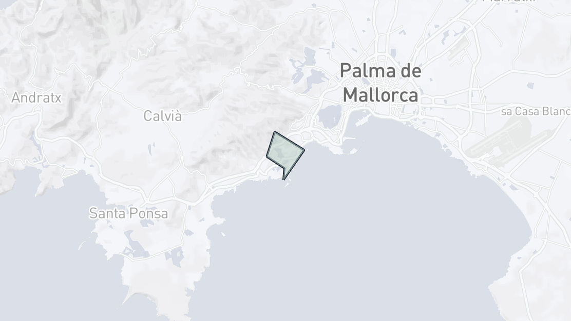 Kartenübersicht der Immobilienlage, Cas Catala - Illetes, Calvia