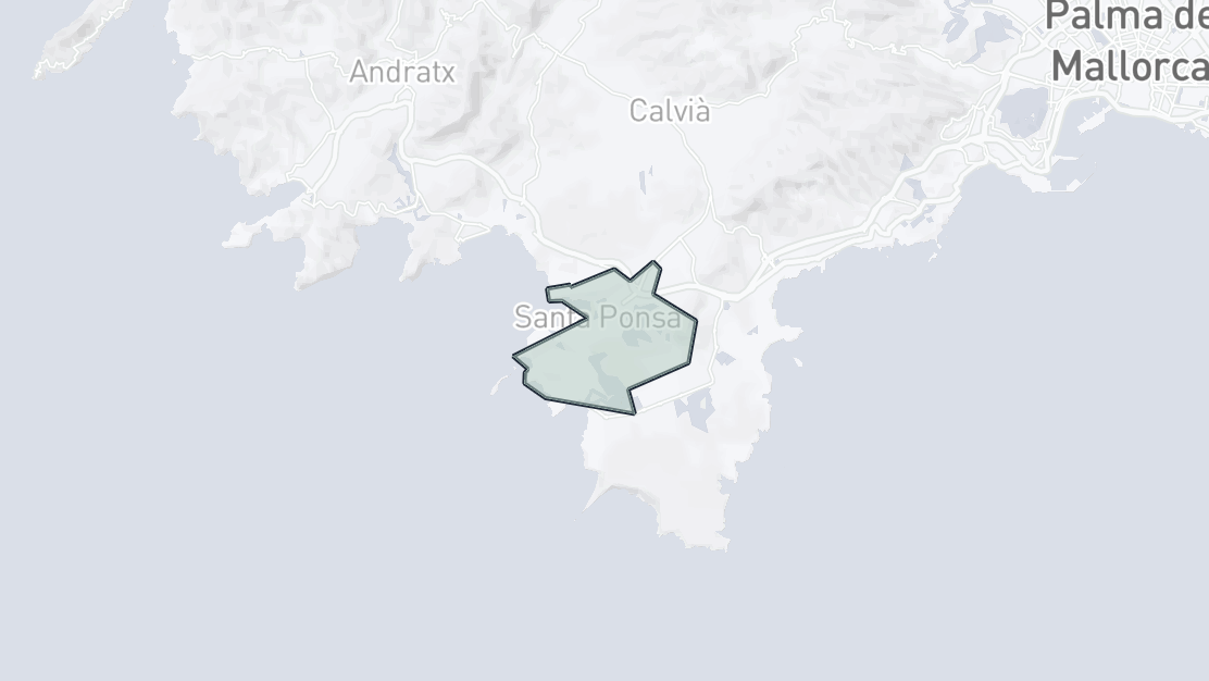 Mapa de Ubicación de la Propiedad, Santa Ponsa, Calvia