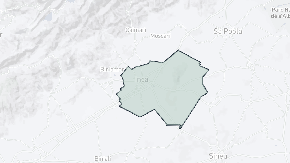 Mapa de Ubicación de la Propiedad, Inca