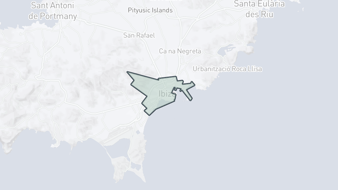 Karta över fastighetsläge, Eivissa