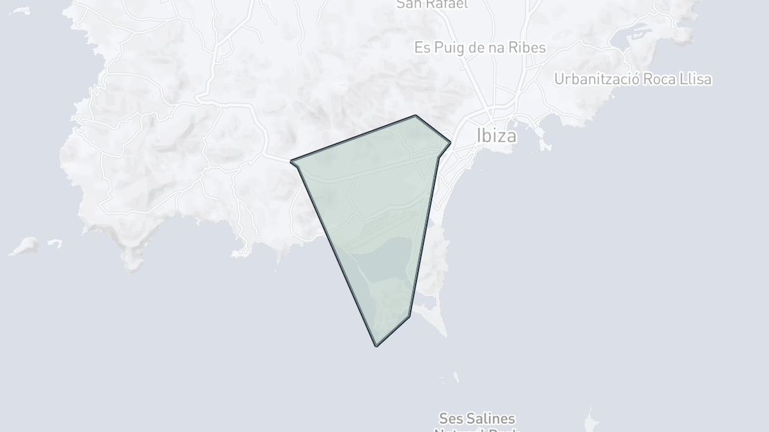 Mapa de Ubicación de la Propiedad, Sant Jordi de Ses Salines, San José